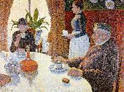 Paul Signac The Dining Room oil painting reproduction